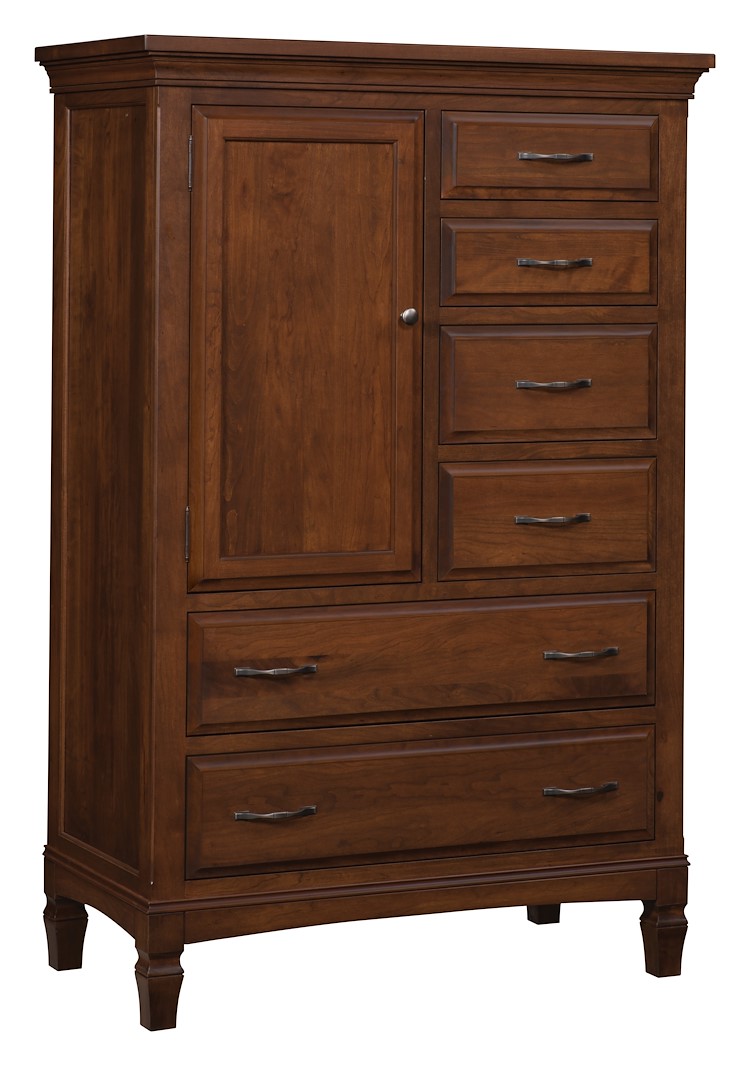 Irvington Bedroom Door Chest 41 Wide Buckeye Amish Furniture