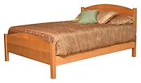 #10574: Bed - Queen shown --- Cherry finished with Natural: OCS-100