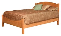 #10579: Bed - Queen shown --- Cherry finished with Natural: OCS-100