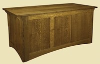 #16432: 62 Wide shown --- Front view. --- QSWO finished with Michaels: OCS-113