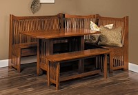 #16659: Mission Nook Set shown --- Shown in room setting