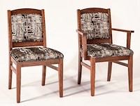 #20282: Side Chair shown with #20283: Arm Chair  --- Elm