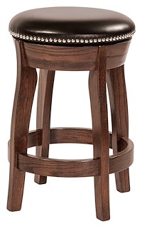 #20288: Dillon shown --- Shown with Black Leather and optional Nickel Tacks --- Oak finished with Kona: FC-N3030
