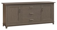 #22262: 70" Wide shown --- Shown with optional drawer in VCR Opening