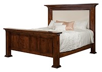 #22985: Empire shown --- Shown with optional Fabric and C2-12 --- Br Maple finished with Burnt Umber: FC-10748