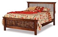 #17732: Bed - with 24" footboard - Queen shown