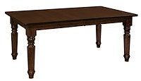 #25903: Berkshire Leg Table shown --- Bershire Shown with optional reeded leg