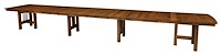 #26049: Hartford Trestle Table shown --- Shown with expansion leaves