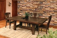 #26434: Wellington Trestle Table shown --- Room setting shown with Ramsey Chairs