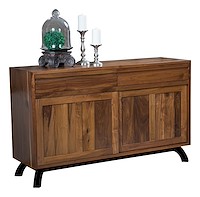 #27960: Sideboard - 60 Wide shown --- Rs Walnut finished with Fruitwood: OCS-102