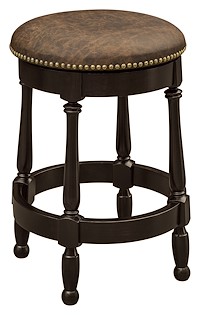 #27980: Cosgrove shown --- Shown with optional Leather and and optional nail tacks --- Br Maple finished with Onyx: FC-230