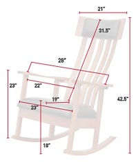 #28315: Rocker shown --- Shown with Dimensions