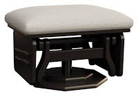 #28326: Ottoman shown --- Cherry finished with Onyx: OCS-230