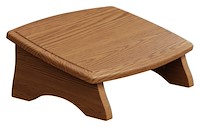 #28332: Little Tod Footstool shown --- Oak finished with Seely: OCS-104