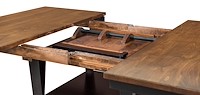 #30371: Lexington Cabinet Table shown --- Self-storing butterfly leaf shown
