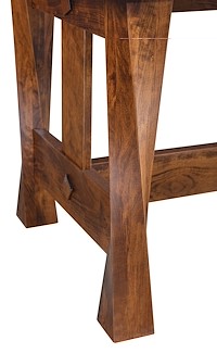 #30445: Lexington Trestle Table shown --- Side detail shown