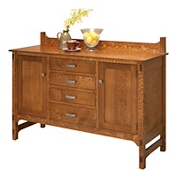 #31948: Sideboard - 60 Wide - Wooden Doors shown --- QSWO finished with Michaels: OCS-113
