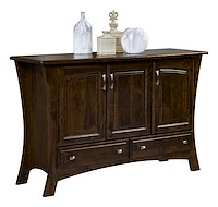 #31952: Sideboard - 60 Wide shown --- Rs Cherry finished with Earthtone: FC-40592