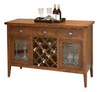 #31962: Wine Server - 54 Wide shown --- Rs Cherry finished with Michaels: OCS-113