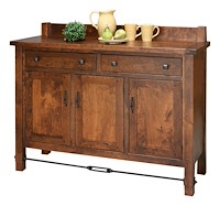 #31967: Sideboard - 54 Wide shown --- Rs Cherry finished with Michaels: OCS-113