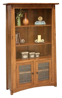 #31999: Bookcase - 42 Wide x 72 Tall shown --- QSWO finished with Michaels: OCS-113
