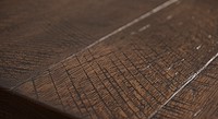 #36753: Sawyer Trestle Table shown --- Table Top Detail Shown (available with a smooth top)
