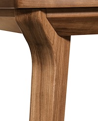 #36800: Vinson Leg Table shown --- Leg Detail Shown --- Cherry finished with Chestnut: FC-104