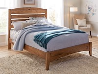 #41033: Bed - Queen shown --- Rs Hickory finished with Almond: FC-42000