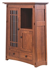 #41247: Pottery Cabinet shown --- QSWO finished with Michaels: OCS-113