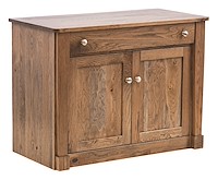 #41254: Pullout Table shown --- Rs White Oak finished with Bel Air: FC-47823