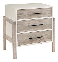 #42427: Nightstand - 3 drawer shown --- Shown with premium Two-tone finish 