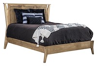 #42435: Bed - Low Footboard - Queen shown --- Br Maple finished with Fawn Maple: FN-46858