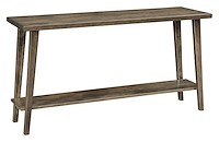 #42441: Sofa Table shown --- Cherry finished with Antique Slate: OCS-118