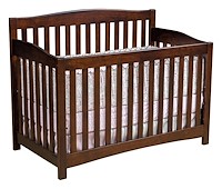 #42483: Crib shown --- Sap Cherry finished with Rich Tobacco: OCS-228