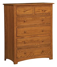 #42490: Chest of Drawers shown --- Oak finished with S-14: OCS-108 *DISCONTINUED*