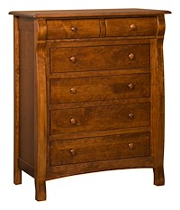 #42504: Chest of Drawers shown --- Sap Cherry finished with Michaels: OCS-113