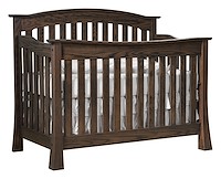 #42560: Crib shown --- Oak finished with Dark Knight: FC-19093