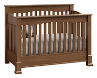 #42585: Crib - Slat Back shown --- Br Maple finished with Almond: FC-42000