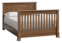 #42590: Full Bed Rail Conversion Kit - For Panel Back Crib shown with #42588: Crib - Panel Back  --- Br Maple finished with Almond: FC-42000