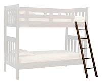 #42609: Bunk Bed - Twin over Twin - with Ladder shown --- Ladder Shown