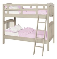 #42620: Bunk Bed - Twin over Twin - with Ladder shown --- Shown with premium Finish  --- Oak 