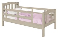 #42620: Bunk Bed - Twin over Twin - with Ladder shown --- Shown with premium Finish, Top Bed Shown --- Oak 