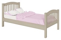 #42620: Bunk Bed - Twin over Twin - with Ladder shown --- Shown with premium Finish, Bottom Bed Shown --- Oak 