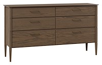 #43159: 68" Dresser shown --- Oak finished with Carbon: FC-50240