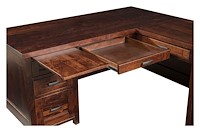 #43248: Corner Desk shown --- Detail View Shown --- Rs Cherry finished with Asbury: OCS-117