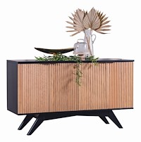 #43293: Sideboard - 4 Door - Wooden Legs shown