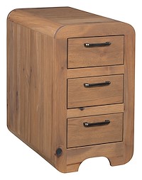 #43296: Europa - Chair Side Table - 3 Drawer