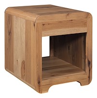 #43297: End Table - 1 Drawer shown --- Back View Shown --- Rs Hickory finished with Tundra: OCS-133