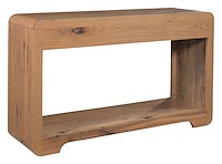 #43301: Sofa Table shown --- Back View Shown --- Rs Hickory finished with Tundra: OCS-133