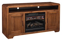 #43303: Europa - 60 Wide - Fireplace